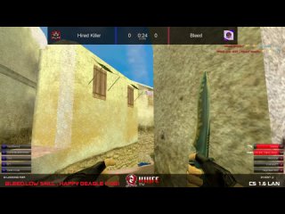 Гранд-Финал турнира по CS 1.6 от проекта CS 1.6 LAN Hired Killer -vs- Bleed 1map @kn1fe TV