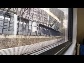 поездка на поезде метро Москва от Киевской до Багратионовской