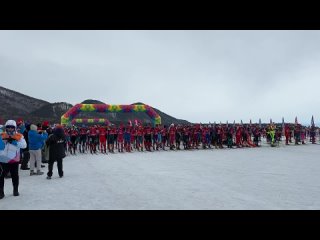 Старт второго дня Байкальского лыжного марафона 2024!