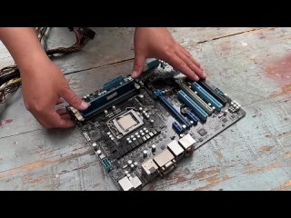 Реставрация старого компьютера, подобранного со свалки | Восстановление пыльного ПК Asus Intel pentiu