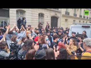 French police disperse pro-Palestine rally outside Paris university