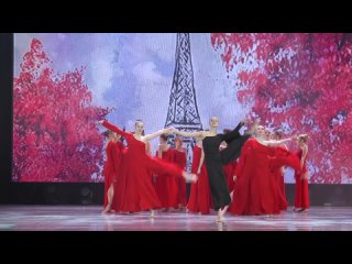 Танец “ПЛАМЯ ПАРИЖА“  образцовый художественный коллектив студия эстрадного танца “Оле-Лукойе»
