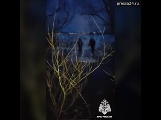 Три школьника решили прокатиться на льдине по реке Шелонь в Новгородской области  Чтобы было веселее