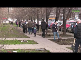 В Ленинском районе Самары на субботник вышли жители, общественники и работники администрации