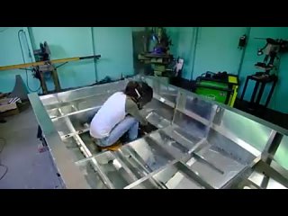 Люция. ПЕРЕЗАГРУЗКА Строительство лодки. Часть 3. + Розыгрыш. DIY aluminum boat. Part 3. Raffle.