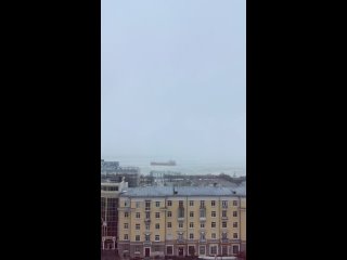 Сегодня утром Архангельск окутал туман