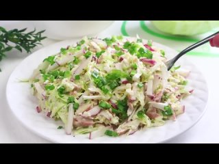 Всего ТРИ Ингредиента!!Очень Простой ,Но Очень Вкусный Салат НА ПАСХУ/ Разлетается Мгновенно