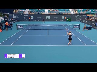 Sloane Stephens vs Angelique Kerber Highlights _ Miami Open