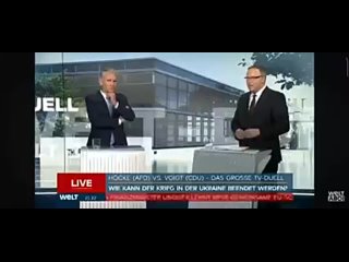 TV-DUELL: Höcke (AfD) vs. Voigt (CDU)