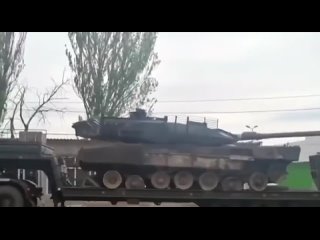 Leopard 2A6 вывезен из под Авдеевки.