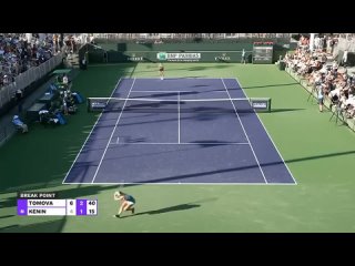 Sofia Kenin vs Viktoriya Tomova Highlights _ Indian Wells 2024 _