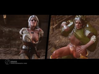 Ciri from Witcher raped by orc vaginal fuck r34