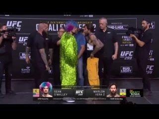 🏆Шон О’Мэлли 🆚 Марлон Вера - Битва взглядов с Пресс-конференции перед UFC 299