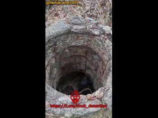 Ukrainian Neo Nazis bury their dead in sewer holes like they were pigs.