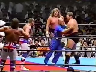 WH | Стэн Хансен и Терри Горди vs The British Bulldogs (Дэйви Бой Смит и Динамит Кид) (05/06/1989)