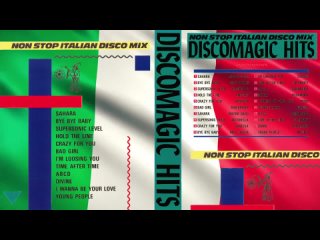 Various  Non Stop Italian Disco Mix Discomagic Hits Compilation, Partially Mixed 1989