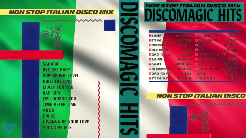 Various – Non Stop Italian Disco Mix "Discomagic Hits" [Compilation, Partially Mixed 1989]