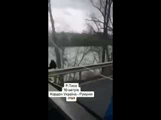Вдоль границы Украины с Румынией, проходящей по реке Тиса, установили ограждение из колючей проволоки. Концлагерь создан, теперь
