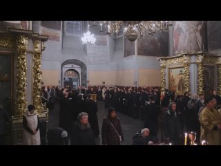 Литургия с участием Знаменного хора д. Санино в Донском монастыре (каждую среду)-(1080p)