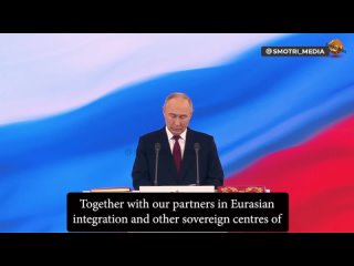 Remarks by Russian President Vladimir Putin at the inauguration ceremony