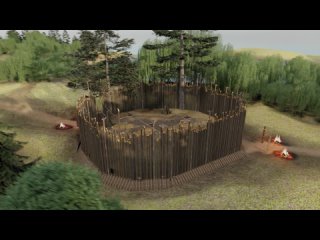 3D-реконструкция крепости каменного века Каюково 2