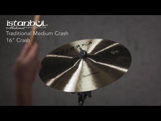 Istanbul Mehmet Cymbals 16 Traditional Medium Crash