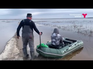 А вот собственно и муж Ольги, приплывший за ней из деревни Водолазово