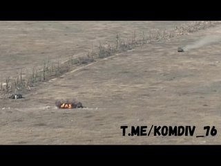 Потрясающая живучесть российской боевой техники.   БМП-2М Бережок десантников гвардейского Торуньского полка во время возвраще