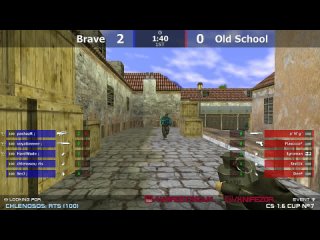 Одна восьмая турнира по cs 1.6 от проекта ““AIMBAT““ [Brave -vs- Old School] @ by kn1fe