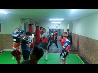 Видео от СК Олимп Саки. Кикбоксинг Тайский бокс