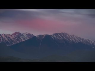 Закат, горы (красота природы ☀️☁️ за моим окном 🫶🏻)