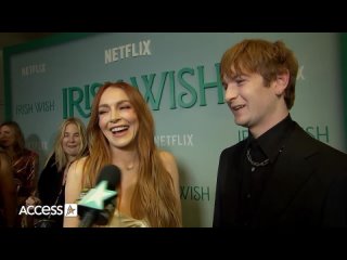 Lindsay and Cody at the Irish Wish premiere