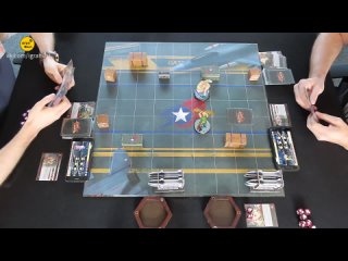Street Fighter: The Miniatures Game [2021] | Q VS Guile [Перевод]