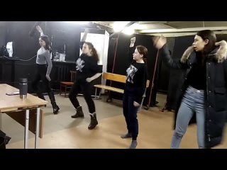Евгения Царегородцева - Репетиция танца в Самаре 2