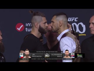 Иржи Прохазка vs Александр Ракич - Битва взглядов с пресс-конференции перед UFC 300