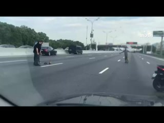 Настраиваемся на рабочие вайбы после выходных с помощью вот такой милоты из Москвы. Автомобилистам и байкерам,... (видео)