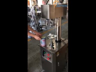 Полуавтоматическая машина для обжима консервных банок с крахмалом из корня лотоса, ручной упаковщик металлических банок