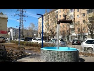 Парящий фонтан заработал в Улан-Удэ