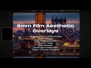 8mm Film Aesthetic Overlays