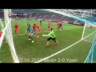 Первый гол Бранислава Ивановича за Зенит (2017)