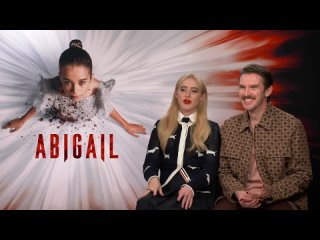 Kathryn Newton and Dan Stevens on monster movies, Tears for Fears, and Abigail