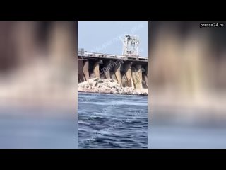 Анализ по результатам ракетного удара по Днепровской ГЭС  На днях в сети появилось видео последствий