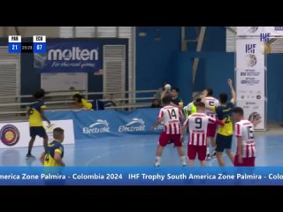 MEN’S IHF TROPHY SOUTH AND CENTRAL AMERICA 2024. SOUTH AMERICAN ZONE. JUNIOR. ГРУППОВОЙ ЭТАП(): Парагвай - Эквадор