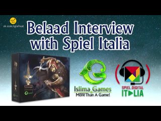 Belaad: The Land of Swords and Quills 2020 | Interview of Belaad board game with Spiel Digital Italia in Sp... Перевод