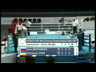 Heavy (91kg) QF- Berterbiev Artur (RUS) VS Usyk Oleksandr (UKR) -2011 AIBA World Champs-(480p)