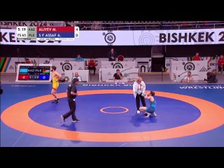 Asian OG2024 65kg Maiis ALIYEV (KAZ) vs. Abdullah S F ASSAF (PLE)