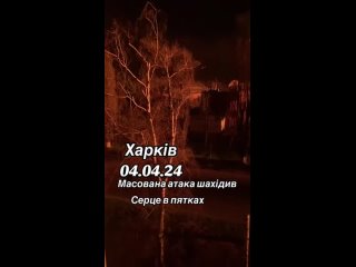 #СВО_Медиа #Военный_Осведомитель
Кадры ночных прилетов дронов-камикадзе «Герань» по объектам противника в Харькове.