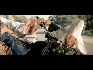 Монашка на мотоцикле. Фрагмент из фильма Жандарм женится 1968