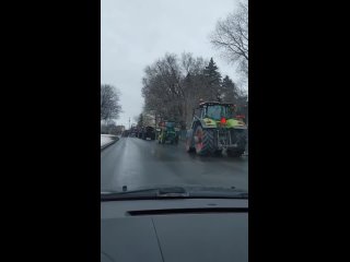 Фермерските протести достигнаха до Канада