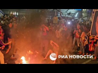 В центре Тель-Авива протест с требованием отставки Нетаньяху из-за событий в секторе Газа, где 176 дней находятся заложники